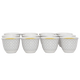 طقم فناجين قهوة السيف غاليري، بورسلان، 12 قطعة - أبيض product image 1