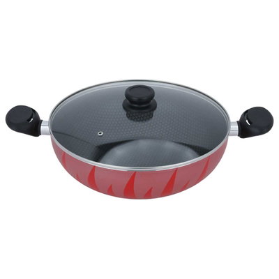 قدر طبخ أستيل السيف غاليري، 32 سم، غطاء زجاج - أحمر product image 3