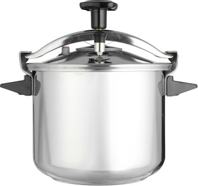 قدر ضغط ستانلس ستيل تيفال، 9 لتر، يد اسود، مصفي - فضي product image 3