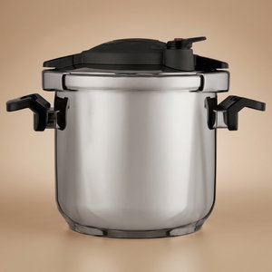 قدر ضغط ستانلس ستيل كوركماز، 7 لتر - فضي اسود product image