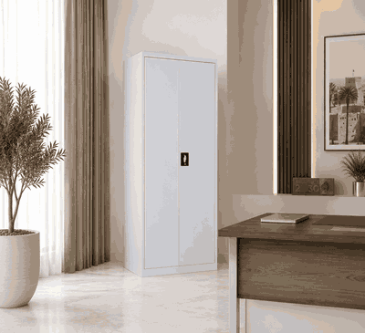 دولاب ملفات معدن، 185×85×40 سم - رمادي product image 3