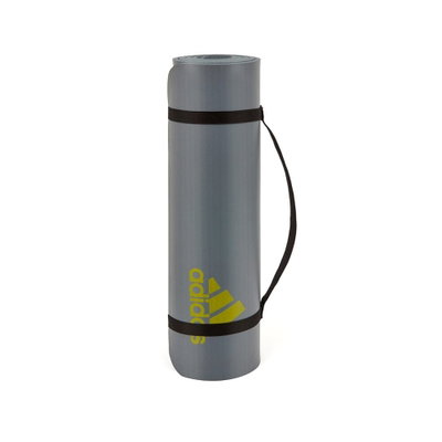 بساط يوغا مطاط أديداس، 180×60×0.5 سم - رمادي product image 2