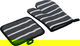 Al Saif Gallery Fabric Oven Mitt Set, 2 Pieces - White & Black product image 1