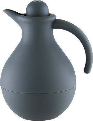 ترمس بنان تايملس، 1 لتر، خامة داخلية زجاج، غطاء ضغاط - رمادي غامق product image