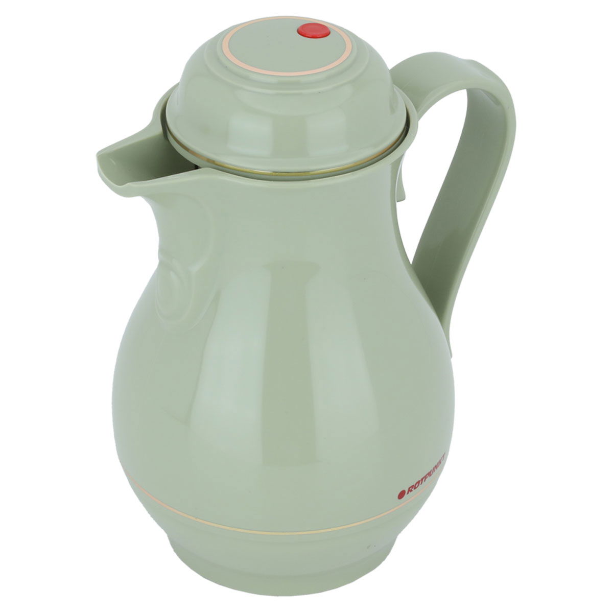 Rotpont glass thermos, 1.2 litres, plastic outer shell - green product image 2