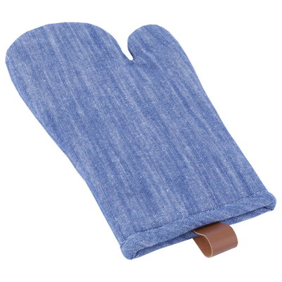 طقم قفاز مع مريله قماش السيف غاليري، قطعتين - أزرق product image 3