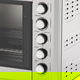 Winning Star ST-9795 Electric Oven, 100 Liters, 2800 Watts - Silver product image 3