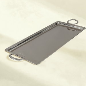 طوفرية تقديم استيل الجهوري، 55x25 سم - كروم product image