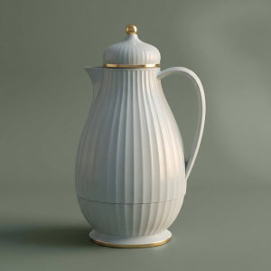 Elegance Savannah Thermos, 0.6 litres, glass inner container, plastic outer shell - pearl product image