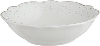 طقم تقديم سفرة بورسلان السيف غاليري، 65 قطعة - أبيض ذهبي product image 5