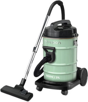 مكنسة كهربائية برميل تايفون، 1600 واط، 21 لتر، TY-05-011 G - اخضر product image