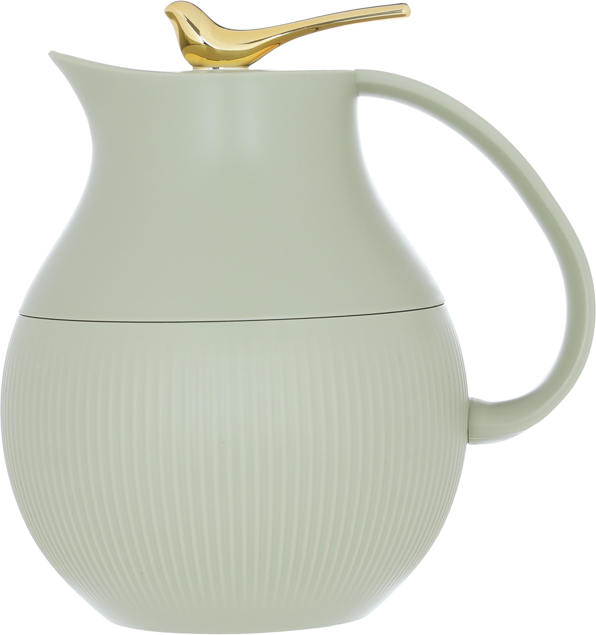 Al Saif Gallery Royal 6 thermos, 950 ml, glass inner container, plastic outer shell - light olive product image