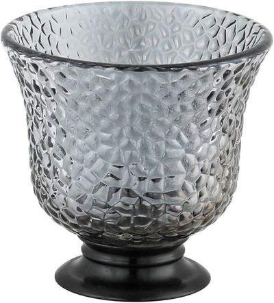 Amber Arabic Coffee Cup Set With Glass Platess, 12 Pieces, 80 Ml, Black Base - Clear product image 2