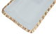 Al Saif Gallery glass sweet dish, 28x14x2 cm, rectangle, medium, gilded rim - clear product image 2