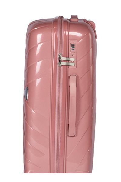 طقم شنط سفر بولي بروبيلين ليمرا، 3 مقاسات، 4 عجلات، LMA-1921 - روزجولد product image 5