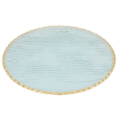 Al Saif Gallery glass plate, 1.6 x 33 cm, flat round - transparent product image 1