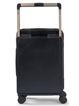 شنطة سفر بولي كربونات ليمرا، 20 بوصة، 4 عجلات، حركة بزاوية 360 درجة، PC1217-1 - اسود product image 2