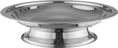 صينية تقديم غوزي بغطاء منقوش استيل السيف غاليري، 60 سم - فضي product image 2