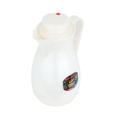 Rotpont glass thermos, 1.8 litres, plastic outer shell - pearl product image 3