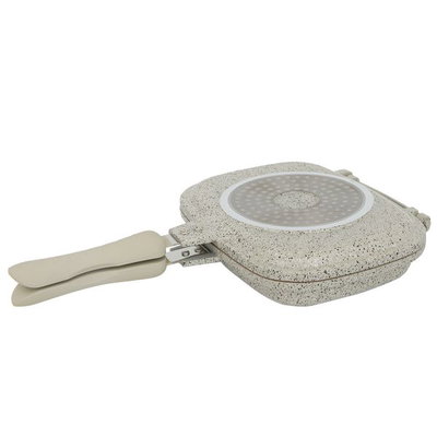 مقلاة جرانيت روكي، 30 سم، بوجهين - بيج product image 3