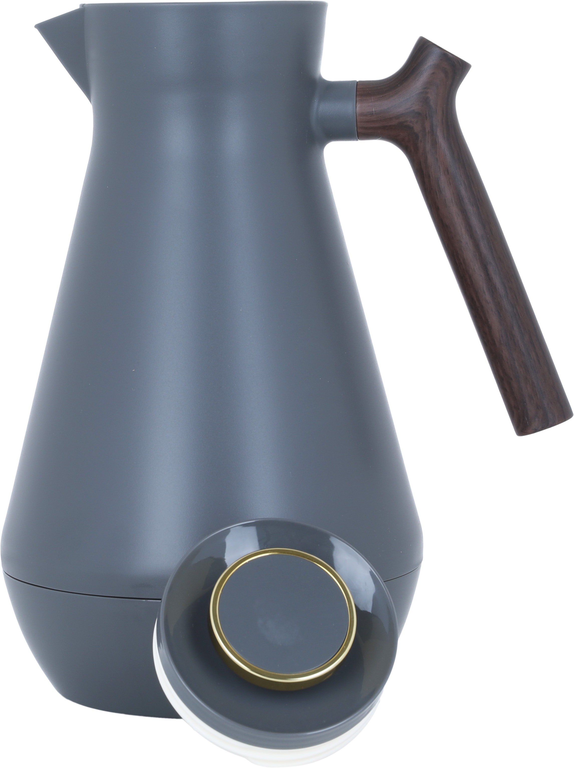 Everest Amad Thermos, 1.5 liters, thermal glass inner shell, plastic outer shell - dark gray product image 3