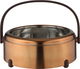 Al Saif Gallery Stainless Steel Food Container Set, 3 Pieces, Wooden Handle - Bronze product image 3