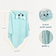 منشفة رضيع كورال فليس ريفي، 85×85 سم - تركواز product image 5