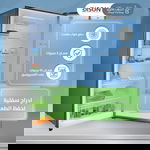 ثلاجة نوفروست إديسون، خاصية التحويل لفريزر، 598 لتر، 21 قدم، EDIR595 - فضي product image 8