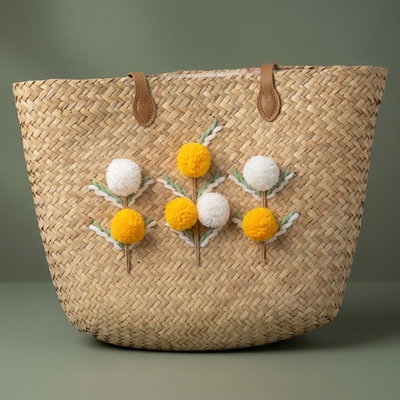 Al Saif Gallery wicker thermos bag, 47x36 cm - beige product image 1