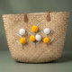 Al Saif Gallery wicker thermos bag, 47x36 cm - beige product image 1