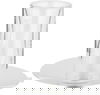 طقم تقديم شاي وقهوة زجاج واستيل السيف غاليري، 18 قطعة - شفاف فضي product image 4