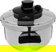 Steel Valcano Pressure Cooker, 8 Liter, Turkish - Silver product image 3