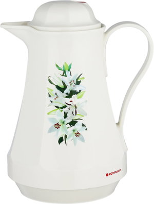 Rotpunkt 430 Thermos, 1 Liter, Glass Inner Container, Plastic Outer Body - Off White product image 2
