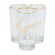 طقم كاسات زجاج السيف غاليري، 3قطع - شفاف product image 1