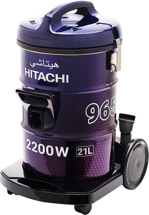 مكنسة برميل هيتاشي، 21 لتر، 2200 واط، CV-965NBLGSA(ME) - ازرق بنفسجي product image