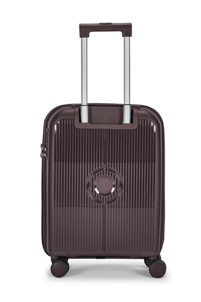 طقم شنط سفر بولي بروبيلين ليمرا، 4 مقاسات، 4 عجلات، بزاوية 360 درجة، LMA-PP524 - بني product image 5