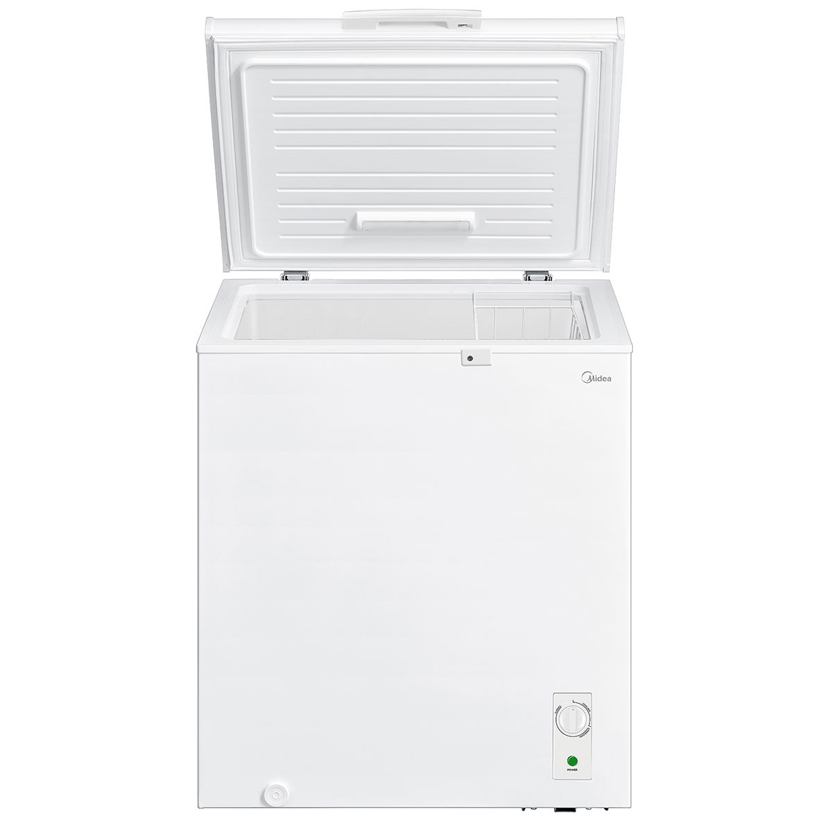 Midea Hs186Cn1 Horizontal Freezer, 142 Litres, 5 Feet, 1 Door, Inverter - White product image 2