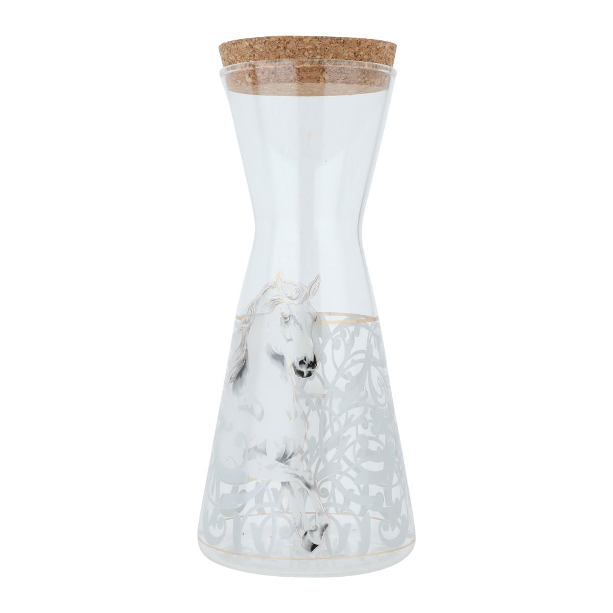 Al Saif Gallery Glass Water Bottle, 750 Ml, With Lid - Clear product image