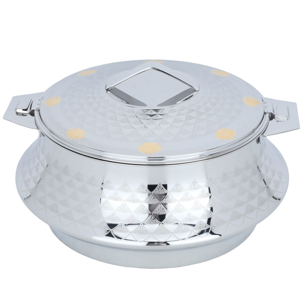Ashwaq Steel Al Saif Gallery Food Container, 3500 ml - Silver product image