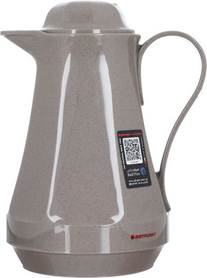 Rotpont thermos, 1 liter, glass inner shell, plastic outer shell - Cappuccino product image 2