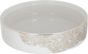 Al Saif Gallery porcelain Taghreed serving tray, circular with lid - white product image 2