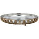 Al Saif Gallery steel dessert stand, 50 x 40 x 40 cm, circular - silver product image 1
