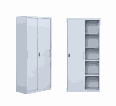 دولاب ملفات معدن، 185×85×40 سم - رمادي product image 3