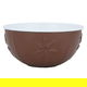 Al Saif Gallery porcelain bowl, 17 x 17 x 9 cm, round, double - brown product image 1