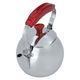 Teapot with red steel handle, HASCEVHER, 1 Liter - Silver product image 2