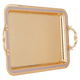 Al Saif Gallery Steel Serving Trays, 44 X 32 X 2 Cm - Gold product image 2