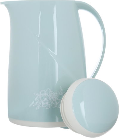 Helios thermos, 0.6 liters, thermal glass inner container, plastic outer shell - light green product image 5