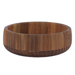 Al Saif Gallery Wooden Serving Bowl, 19 cm, Deep Round - Wooden product image