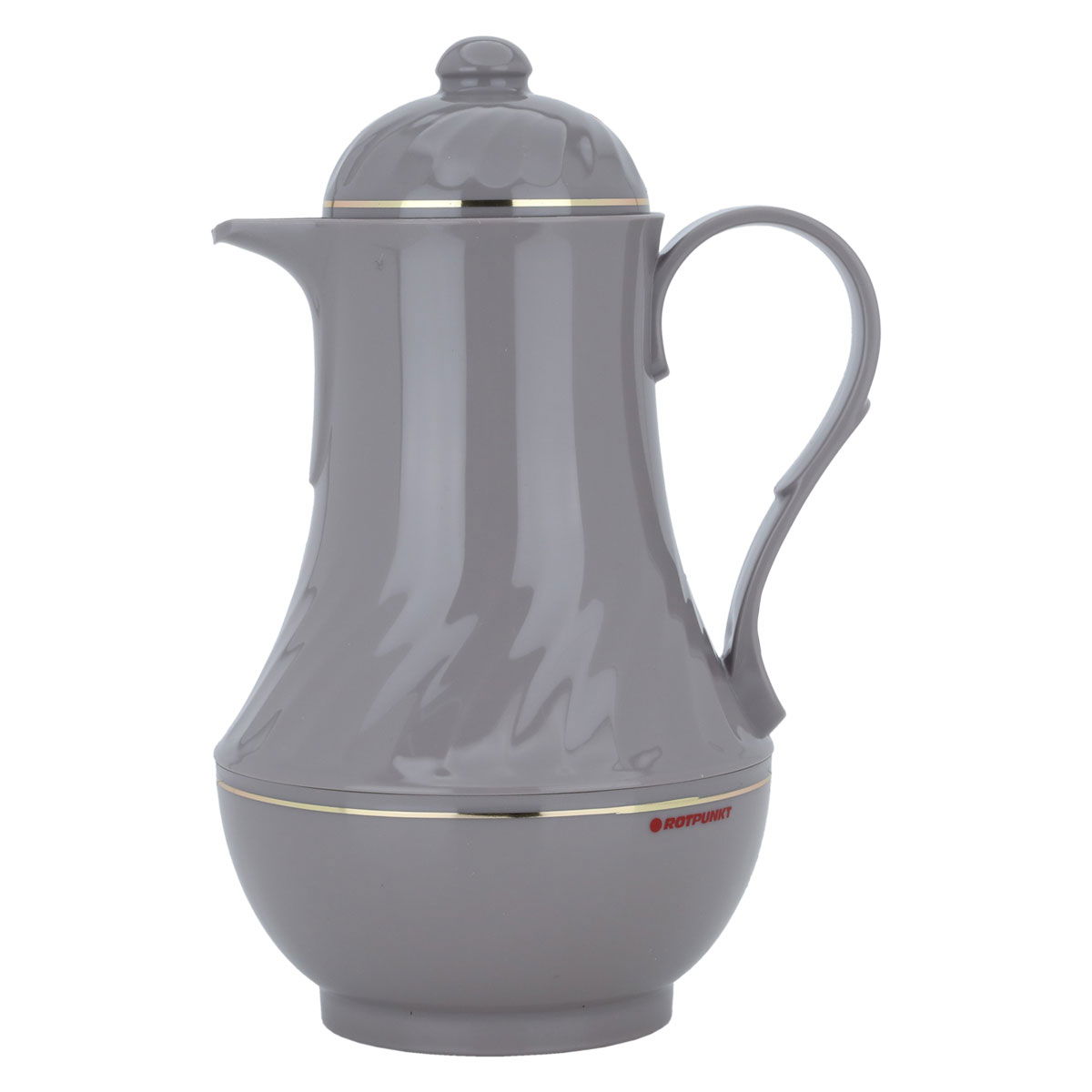 Rotpont thermos, 1 liter, glass inner container, plastic outer shell - dark grey product image