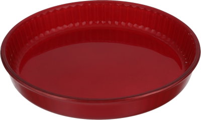 صينية فرن بوركم زجاج باشاباتشي، 31.8 سم، 2.95 لتر، خامة خارجية استيل - احمر product image 2
